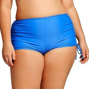 VM Latona Swim Pants with Ruched Sides and Sweet Synch Ties